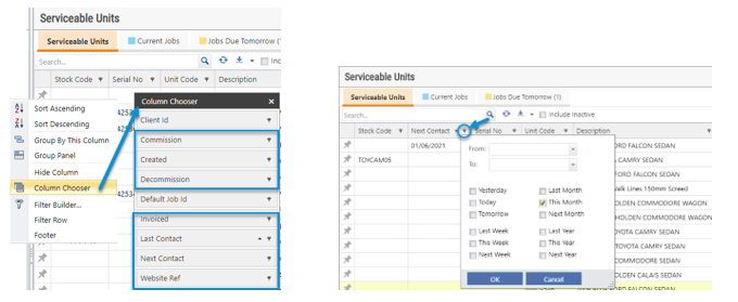 Time Management System - Serviceable Units